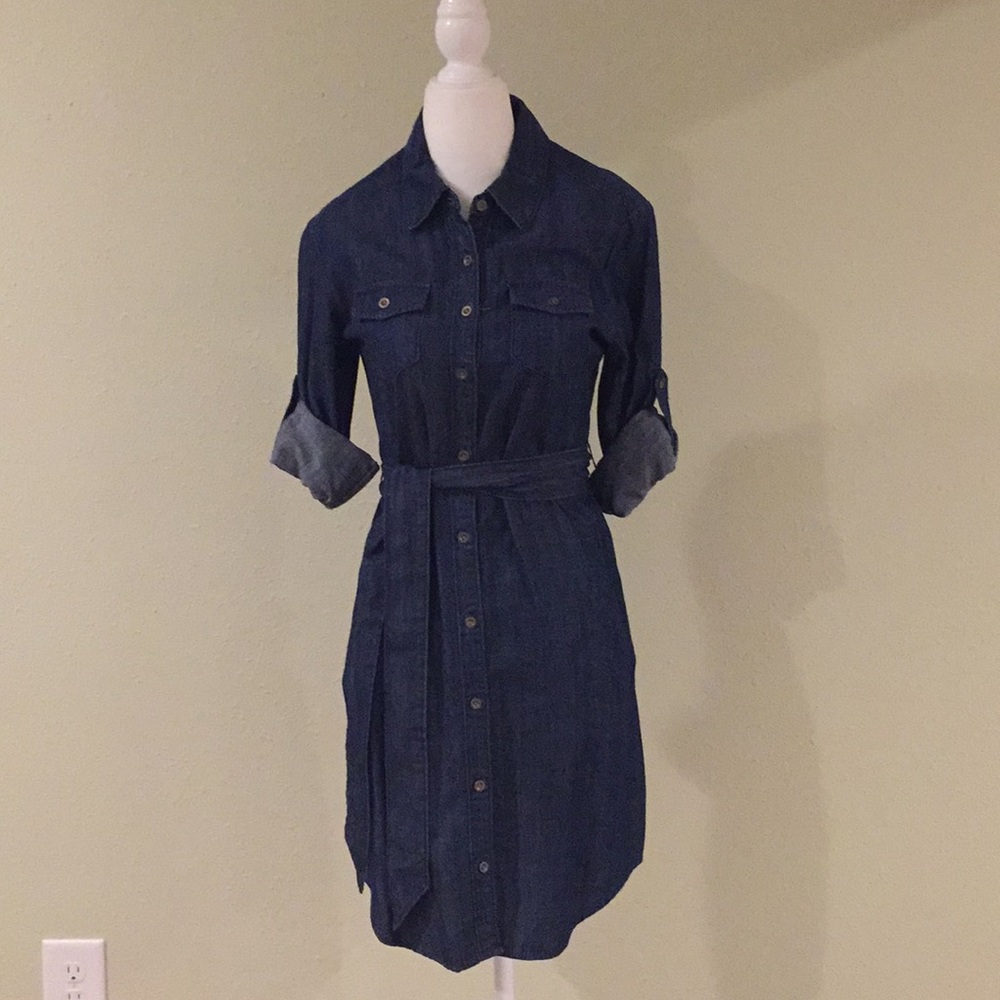 Banana Republic - Chambray shirt dress